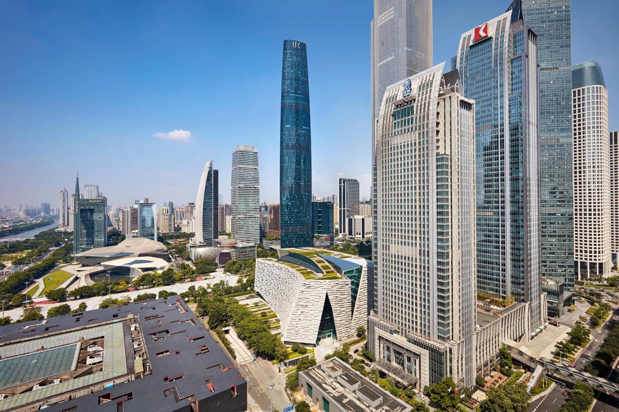 Отель The Ritz-Carlton, Гуанчжоу Экстерьер фото